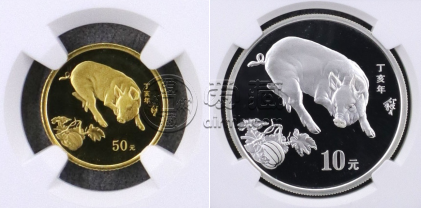 2007猪年金银币价格   2007猪年金银币收藏价值