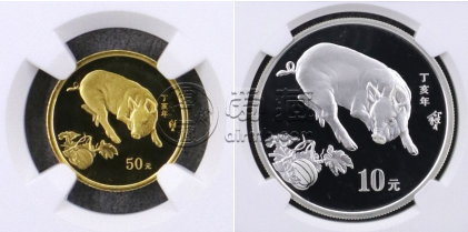2007年猪年金银纪念币价格   2007年猪年金银纪念币最新价格