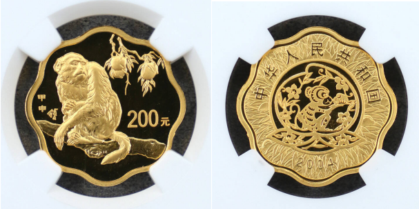 2004年梅花猴金币值多少钱    2004年梅花猴金币市场价格