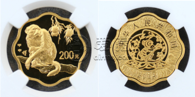2004年梅花猴金币值多少钱    2004年梅花猴金币市场价格