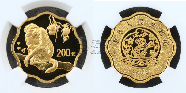 2004年梅花猴金币值多少钱    2004年梅花猴金币市场价格