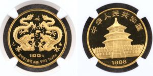 1988年一盎司龙年金币价格及收藏价值