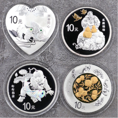 2016年吉祥文化银币全套价格      2016吉祥文化银币套装回收价格