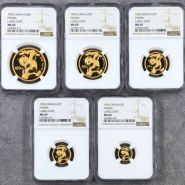 1996年熊猫金币市场价   1996年熊猫金币一套价格