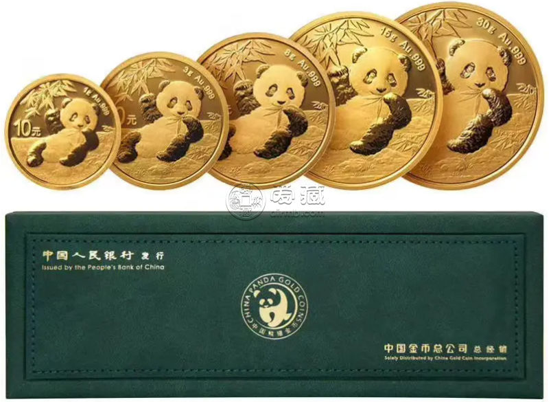 2020年熊猫金币套装现在市场价及收藏价值