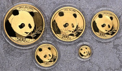 2018年熊猫金币套装现在市场价  熊猫金币投资价值