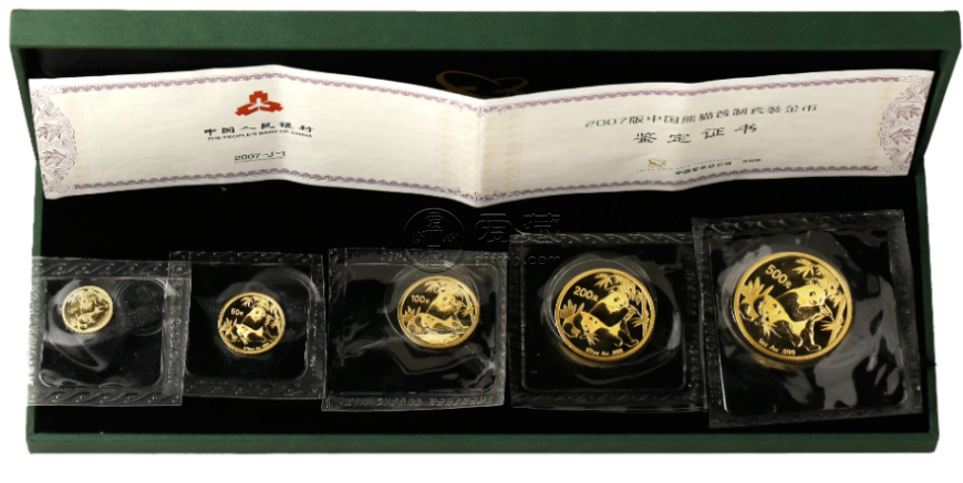 2007年熊猫金币的收藏价值与价格