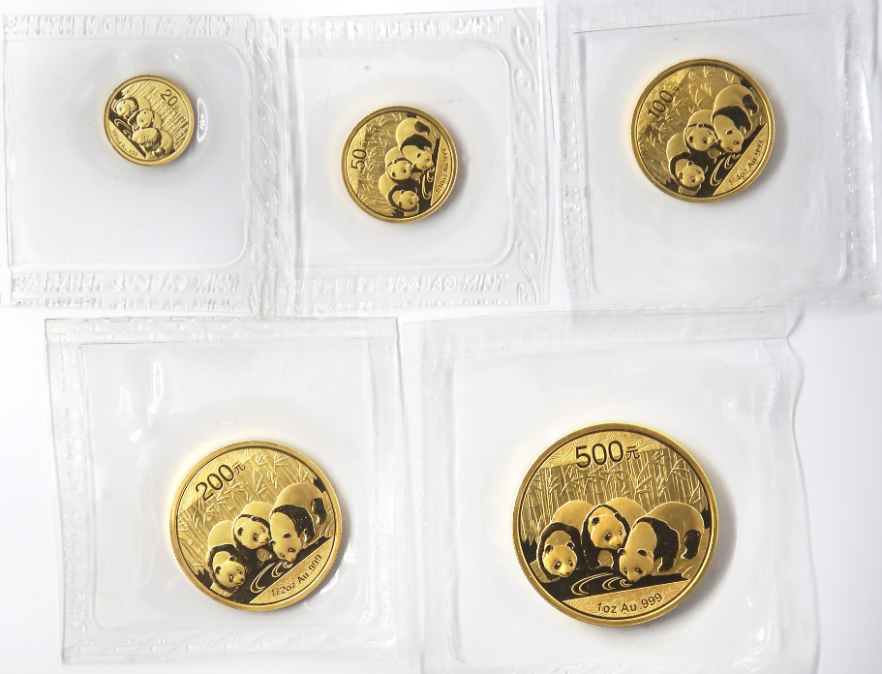 2013年熊猫金币的现价 2013年熊猫金币套装回收价