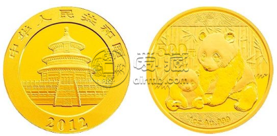 2012年熊猫金币发行价 2012年熊猫金币一套市场价