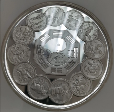 1992年生肖十二周年公斤银币值多少钱  纪念十二生肖1公斤银币价格