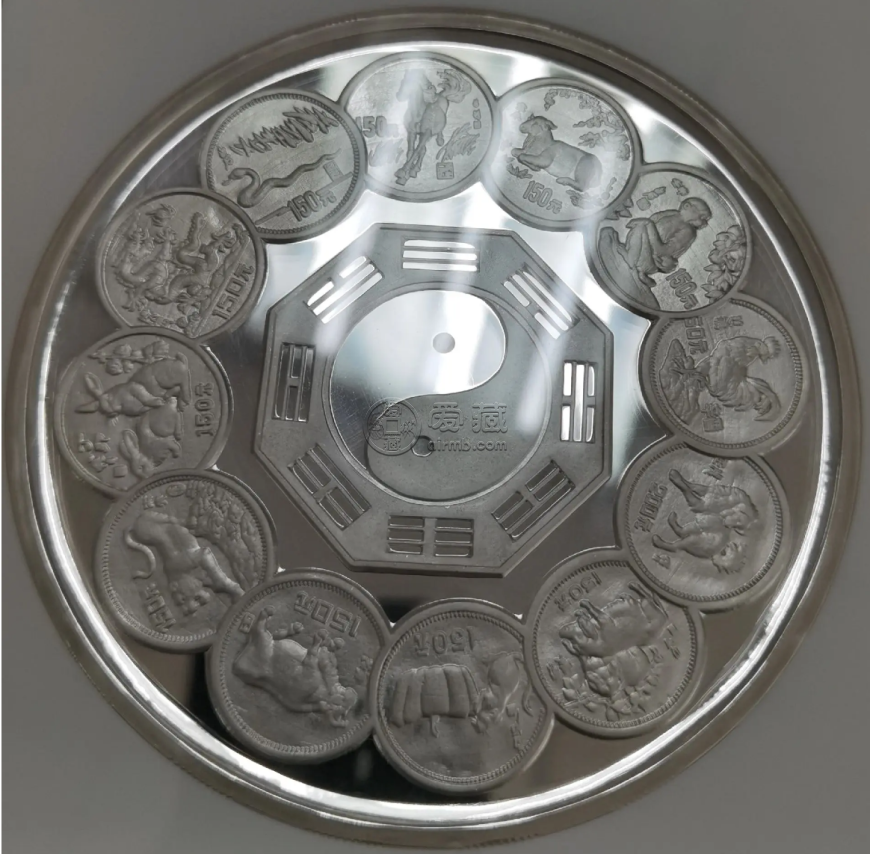 1992年生肖十二周年公斤银币值多少钱  纪念十二生肖1公斤银币价格