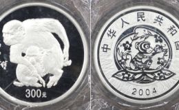 2004年猴年銀幣價格  2004年猴年1公斤銀幣市場行情