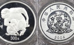 2004年猴年银币价格  2004年猴年1公斤银币市场行情