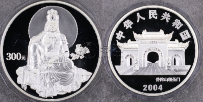 2004年公斤银观音价格  2004年1公斤观音银币收藏价值
