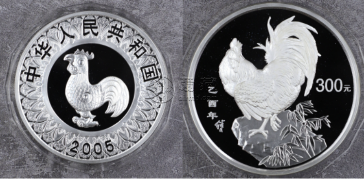 2005年鸡年公斤银币价格  2005年1公斤生肖鸡银币值多少钱