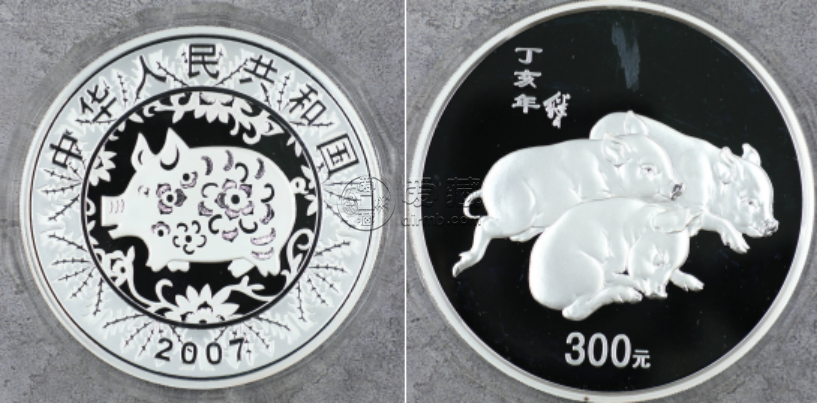 2007年猪年公斤银币值多少钱  2007年1公斤生肖猪银币最新价格