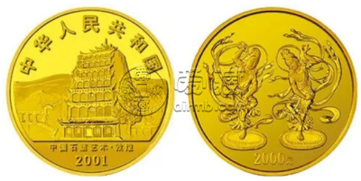 敦煌石窟5盎司金币多少钱 敦煌石窟5盎司金币价格