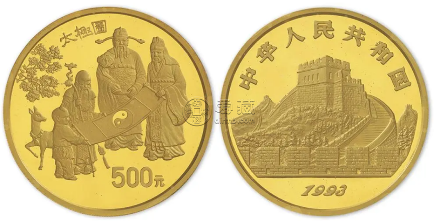 太極圖5盎司金幣價格 太極圖5盎司金幣多少錢
