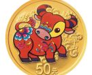 2021年3克生肖牛彩金币价格 2021年生肖牛彩3克金币值多少钱