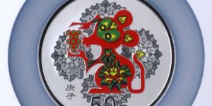 2020年150克生肖鼠彩银币价格 2020年生肖鼠150克彩银币多少钱