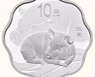 2019年30克梅花形生肖猪银币价格 2019年生肖猪30克梅花银币值多少钱