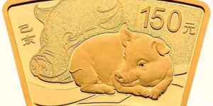 2019年扇形生肖猪金银币 2019年10克扇形生肖猪金币价格