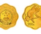 2016年1/2盎司梅花形生肖猴金币价格 2016猴年梅花金币值多少钱