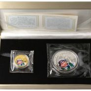 2003年中国首次载人航天飞行成功彩金银币价格    首次载人航天彩金银币价格值多少钱