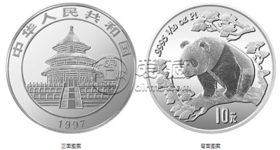 1997熊猫银币10元回收价目表及市场行情分析