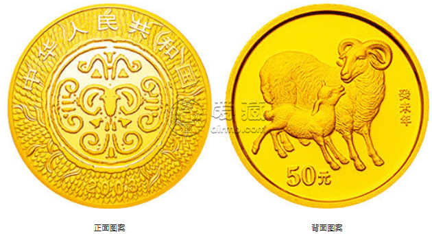 2003年1/10盎司生肖羊金幣價格 2003年羊生肖金幣價格