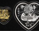 2015年吉祥文化并蒂同心金银币价格    并蒂同心金银纪念币收藏价值