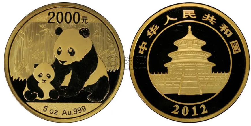 2012年熊猫金币 2012年熊猫金币一套市场价