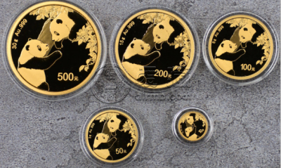 2003年熊猫金币套装现在市场价  03年熊猫金币回收价格
