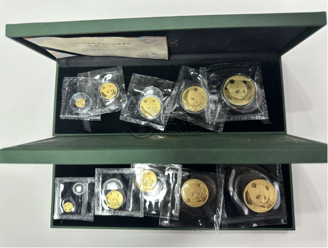 熊貓金幣五枚套裝能賣多少錢   熊貓金幣最新市場行情