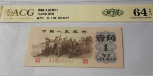 背绿一角价格   一张背绿一角无水印价格