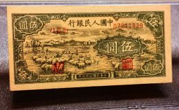 1948年5元绵羊价格   一版伍元绵羊回收报价