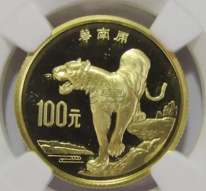 華南虎金幣價格 1989年8克珍稀動物第2組華南虎金幣價格