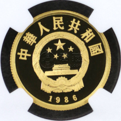 1986年1/3盎司历史人物第3组刘邦金币价格及投资价值