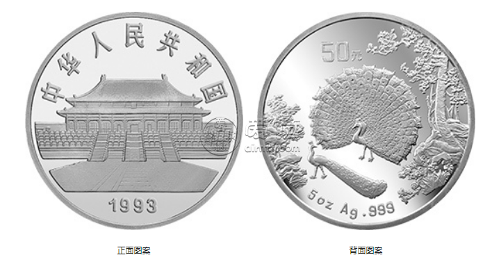 1993年5盎司孔雀开屏金币价格 中国古代名画系列孔雀开屏金币收藏价值