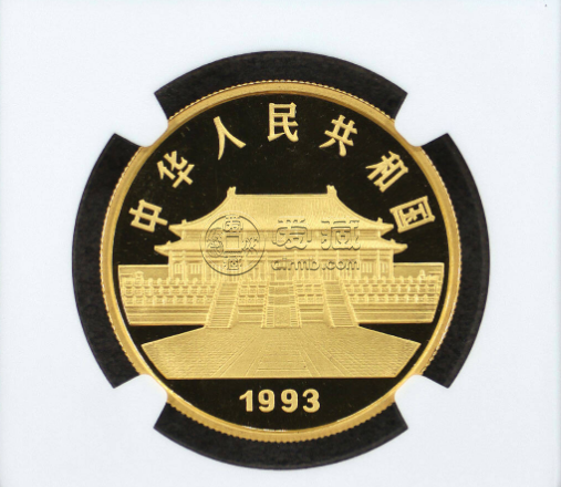 孔雀開屏金幣價格 1993年1/4盎司孔雀開屏金幣價格