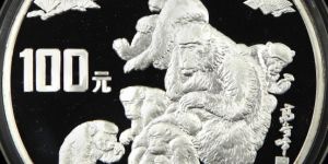 1992年12盎司生肖猴银币价格  1992年生肖猴年12盎司银币收藏价值