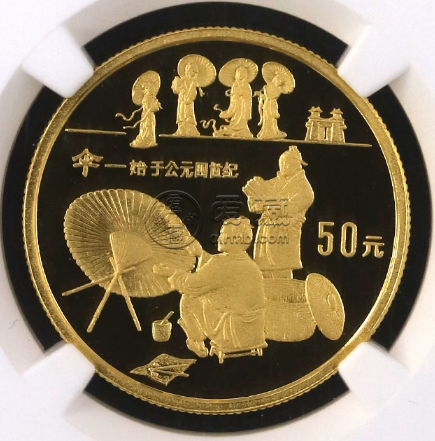 傘金幣價(jià)格    1/2盎司古代科技第2組傘金幣市場價(jià)格