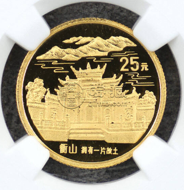 衡山金幣價格   1993年衡山1/4盎司金幣市場價格