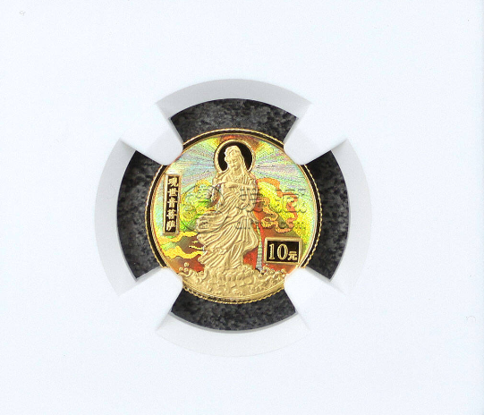 观音幻彩金币价格 2000年观音幻彩纪念金币1/10盎司最新价格