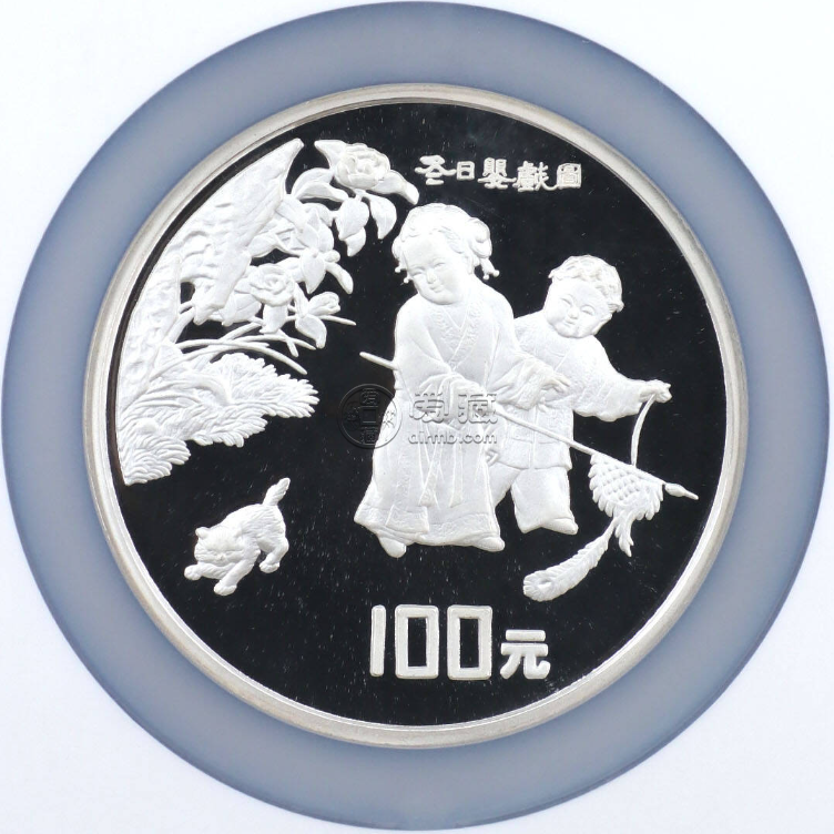 1994年12盎司嬰戲圖銀幣價(jià)格    12盎司嬰戲圖銀幣值多少錢