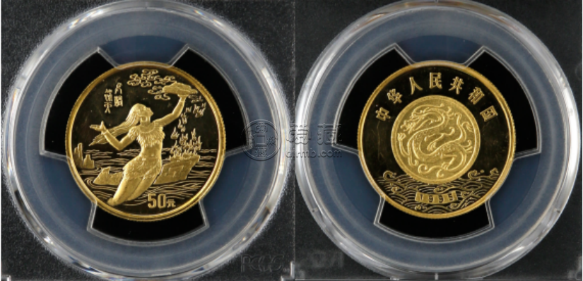 黃河文化第1組女媧補(bǔ)天金幣價(jià)格   1995年女媧補(bǔ)天金幣收藏價(jià)值