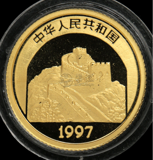 莊子金幣價格    1997年1/10盎司莊子金幣市場價格