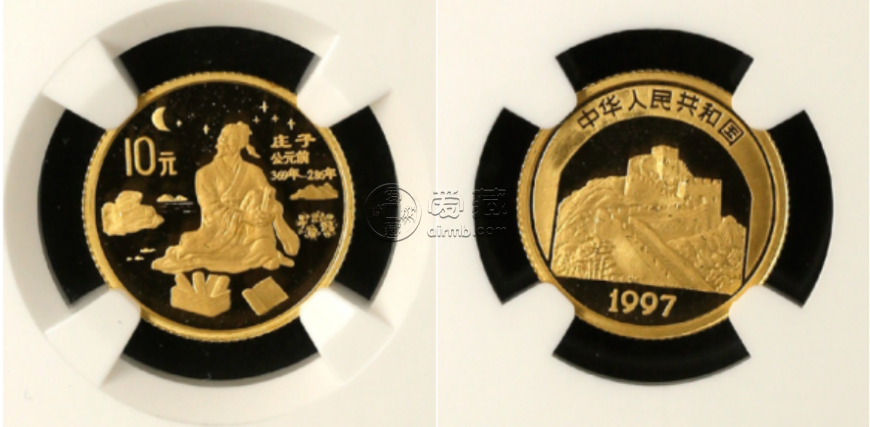 莊子金幣價格    1997年1/10盎司莊子金幣市場價格