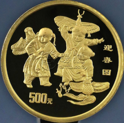 1998年迎春图金币价格    1998年迎春图金币值多少钱