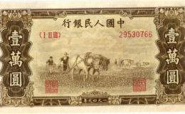 一版幣雙馬耕地價(jià)格 雙馬耕地人民幣值多少錢